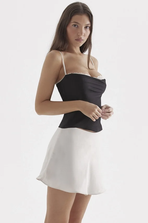Malala Off White Mini Skirt Malala Off White Mini Skirt