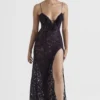 Malia Night Shade Lace Maxi Dress Malia Night Shade Lace Maxi Dress