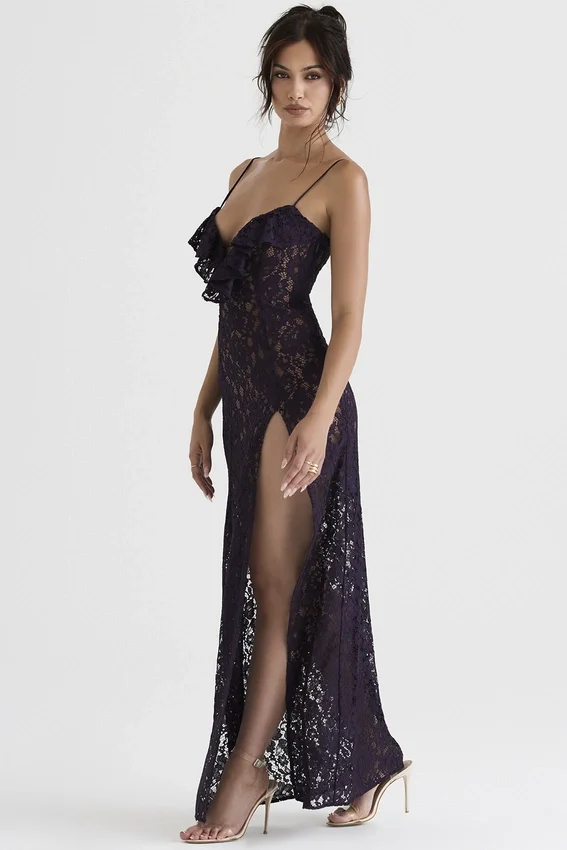 Malia Night Shade Lace Maxi Dress Malia Night Shade Lace Maxi Dress