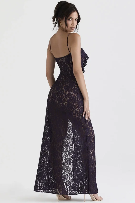 Malia Night Shade Lace Maxi Dress Malia Night Shade Lace Maxi Dress
