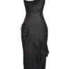Malila Black Ruffle Maxi Dress Malila Black Ruffle Maxi Dress