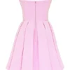 Mar Cotton Candy Twill Strapless Mini Dress Mar Cotton Candy Twill Strapless Mini Dress