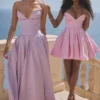 Mar Cotton Candy Twill Strapless Mini Dress Mar Cotton Candy Twill Strapless Mini Dress