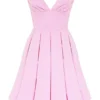 Mar Cotton Candy Twill Strapless Mini Dress Mar Cotton Candy Twill Strapless Mini Dress