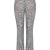 Mara Silver Metallic Lace Trousers Mara Silver Metallic Lace Trousers