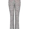 Mara Silver Metallic Lace Trousers Mara Silver Metallic Lace Trousers