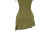 Marcia Olive Ruffle Mini Dress Marcia Olive Ruffle Mini Dress