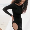 Marella Black Cutout Maxi Dress Marella Black Cutout Maxi Dress