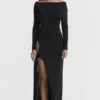 Marella Black Cutout Maxi Dress Marella Black Cutout Maxi Dress