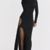 Marella Black Cutout Maxi Dress Marella Black Cutout Maxi Dress