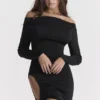 Marella Black Cutout Maxi Dress Marella Black Cutout Maxi Dress