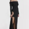 Marella Black Cutout Maxi Dress Marella Black Cutout Maxi Dress