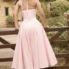 Marilyn Strawberry Shortcake Gingham Halter Midi Sundress Marilyn Strawberry Shortcake Gingham Halter Midi Sundress