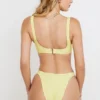 Mariposa Yellow White Floral Print Bikini Mariposa Yellow White Floral Print Bikini