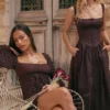 Marisa Espresso Lace Dress Marisa Espresso Lace Dress