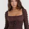 Marisa Espresso Lace Dress Marisa Espresso Lace Dress
