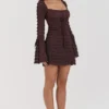 Marisa Espresso Lace Dress Marisa Espresso Lace Dress