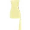 Marla Lemon Halter Mini Dress Marla Lemon Halter Mini Dress