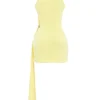 Marla Lemon Halter Mini Dress Marla Lemon Halter Mini Dress
