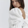 Matilda White Puff Sleeve Corset Dress Matilda White Puff Sleeve Corset Dress