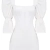 Matilda White Puff Sleeve Corset Dress Matilda White Puff Sleeve Corset Dress