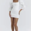 Matilda White Puff Sleeve Corset Dress Matilda White Puff Sleeve Corset Dress