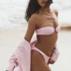Medea Blossom Bandeau Bikini Top