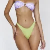 Delphi Olive Ruched Bikini Bottom Delphi Olive Ruched Bikini Bottom