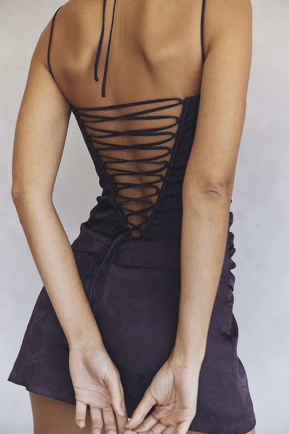 Melia Nightshade Corset Mini Dress Melia Nightshade Corset Mini Dress
