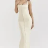 Mia Ecru Halter Maxi Dress Mia Ecru Halter Maxi Dress