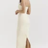 Mia Ecru Halter Maxi Dress Mia Ecru Halter Maxi Dress