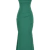 Milena Forest Corset Maxi Dress Milena Forest Corset Maxi Dress