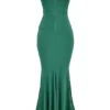 Milena Forest Corset Maxi Dress Milena Forest Corset Maxi Dress