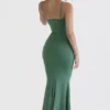 Milena Forest Corset Maxi Dress Milena Forest Corset Maxi Dress