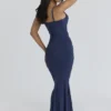 Milena Navy Corset Maxi Dress Milena Navy Corset Maxi Dress