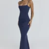 Milena Navy Corset Maxi Dress Milena Navy Corset Maxi Dress