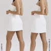 Mimi White Strapless Twill Mini Dress Mimi White Strapless Twill Mini Dress