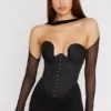 Mina Black Structured Corset Mina Black Structured Corset