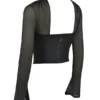 Mina Black Structured Corset Mina Black Structured Corset