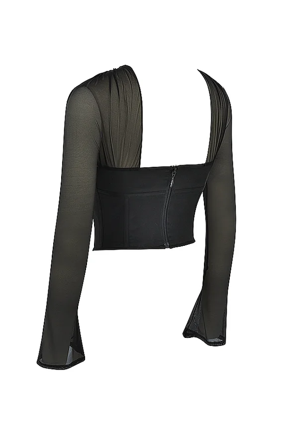 Mina Black Structured Corset Mina Black Structured Corset