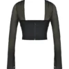 Mina Black Structured Corset Mina Black Structured Corset