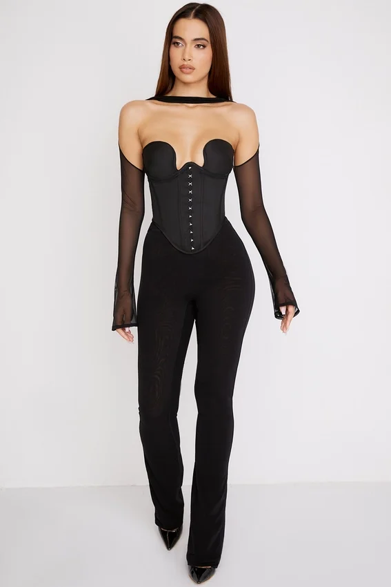 Mina Black Structured Corset Mina Black Structured Corset