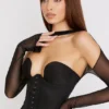 Mina Black Structured Corset Mina Black Structured Corset