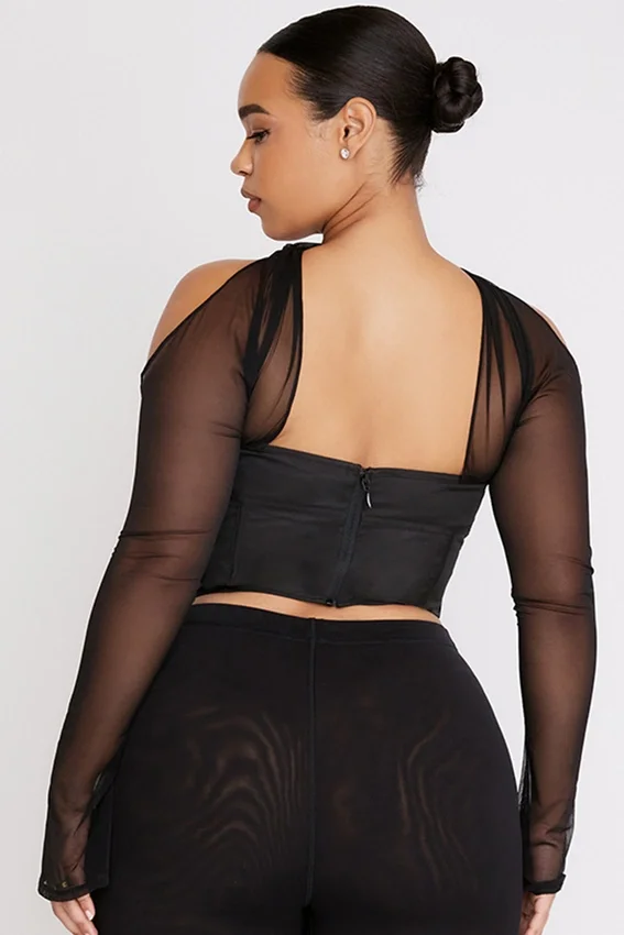 Mina Black Structured Corset Mina Black Structured Corset
