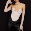 Mina Crystal Structured Corset Mina Crystal Structured Corset