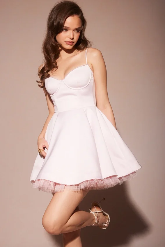 Minimoiselle Ballerina Pink Tulle Mini Dress Minimoiselle Ballerina Pink Tulle Mini Dress