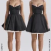 Minimoiselle Black Tulle Mini Dress Minimoiselle Black Tulle Mini Dress