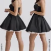 Minimoiselle Black Tulle Mini Dress Minimoiselle Black Tulle Mini Dress