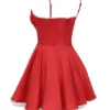 Minimoiselle Holly Red Satin Tulle Mini Dress Minimoiselle Holly Red Satin Tulle Mini Dress