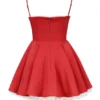 Minimoiselle Holly Red Satin Tulle Mini Dress Minimoiselle Holly Red Satin Tulle Mini Dress